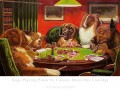 Dogs Playing Poker Cassius Marcellus Coolidge 37x54cm USD307