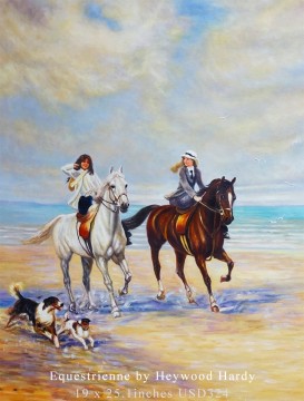 Discounted Art Ready to Ship Painting - Equestrienne Heywood Hardy 19x25inches USD324