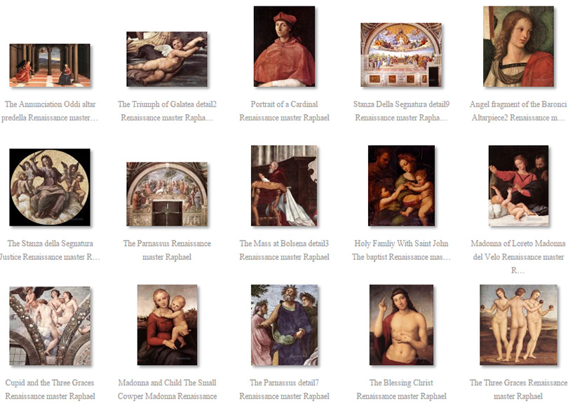 paintings of Raphael