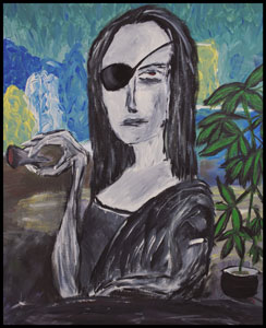 Mona Lisa portrait