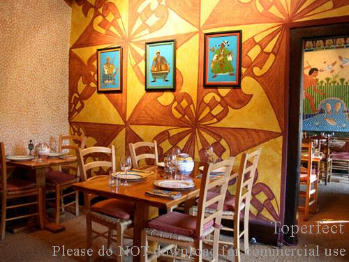 wall paintings and art decoration for cafe