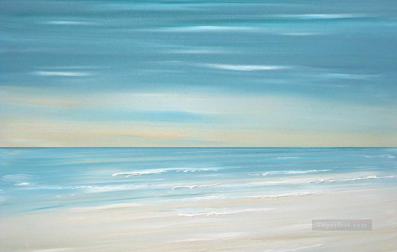 beach ocean wave abstract seascape Painting in Oil for Sale