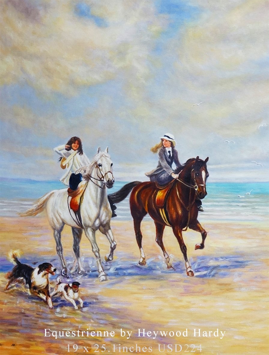 Equestrienne Heywood Hardy 19x25inches USD99 Oil Paintings
